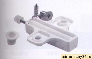 38006 Амортизатор крестовой пластмасса белый MB01/W/SFD-009